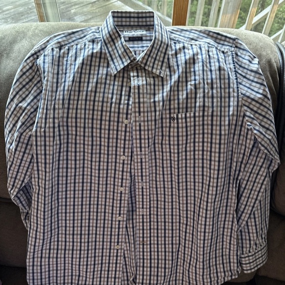 BARBOUR Mens Regular  Fit Long Sleeve LS Button Shirt Plaid Lightweight Large - Picture 1 of 6